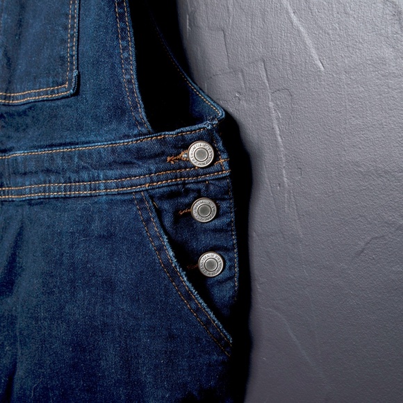 Women's Denim Overalls - Picture 2 of 8
